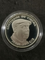 ESSAI 100 FRANCS BE ARGENT 1995 CINEMA JEAN RENOIR / SILVER - Essais, Piéforts, épreuves & Flans Brunis