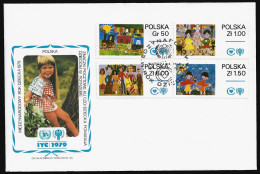 POLAND FDC COVER - 1980 International Year Of The Child SET FDC (FDC79#05) - Cartas & Documentos