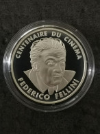 ESSAI 100 FRANCS BE ARGENT 1995 CINEMA FEDERICO FELLINI / SILVER - Essays & Proofs