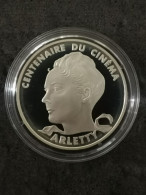 ESSAI 100 FRANCS BE ARGENT 1995 CINEMA ARLETTY / SILVER - Prova