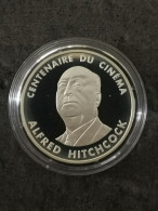 ESSAI 100 FRANCS BE ARGENT 1995 CINEMA ALFRED HITCHCOCK / SILVER - Proeven