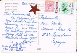 52616. Postal BRUXELLES (Belgien) 1972. Tema EUROPA- Hotel De La Ville, Ayuntamiento - Brieven En Documenten