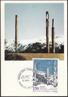 Andorre Français - Andorra CM 1993 Y&T N°430 - Michel N°MK451 - 2,50f EUROPA - Maximumkarten (MC)