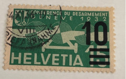Schweiz Swiss Suisse Anno 1937 Helvetia  Genève Used  Z 38 - Used Stamps