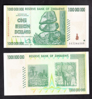 ZIMBABWE 1000000000 DOLLARS 2008  PIK 83 FDS - Zimbabwe