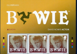 2022 - ISOLA DI MAN / ISLE OF MAN - EUROPA CEPT - MITI E LEGGENDE / MYTHS AND LEGENDS - DAVID BOWIE ACTOR. MNH - 2022