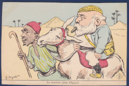 CPA BIGOT Egypte Angleterre Ane  Non Circulé  Satirique Caricature - Other & Unclassified