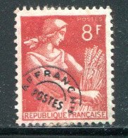 FRANCE- Préoblitéré Y&T N°108- Oblitéré - 1953-1960