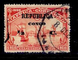 ! ! Congo - 1913 Vasco Gama On Africa 1/2 C - Af. 76 - Used - Congo Portuguesa