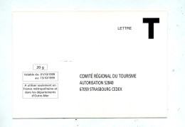 Carte Réponse T Comite Tourisme   Strasbourg Sejour De Noel - Cards/T Return Covers