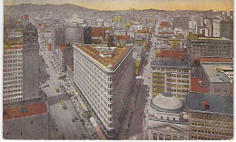 Birdseye View Of San Francisco From The Top Of The Claus Speckles Building ( CP Pour Saulieu Cote D'Or France 1923 ) - San Francisco
