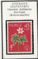 NORVEGE - Fleurs, Flowers, Grande Anémone, Hépatique, Lutte Contre La Tuberculose - Y&T N° 396-397 - 1960 - MH - Nuevos