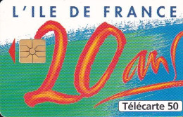 F643 04/1996 - îLE-DE-FRANCE - 50 GEM1A - 1996