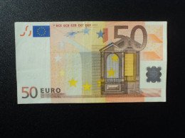 ESPAGNE : 50 €   2002   Signature  W.F.DUISENBERG  Lettre V Imprimeur M004A2      SUP+ * - 50 Euro