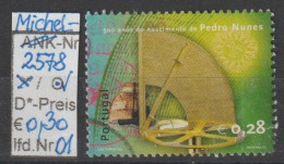 2002 - PORTUGAL - SM "500. Geb.tag V. Pedro Nunes" 0,28 € Mehrf. - O Gestempelt - S.Scan (port 2578o 01-04) - Usado