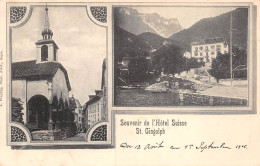 PIE-23-FRP-AR-5629 : SOUVENIR DE L'HOTEL SUISSE SAINT-GINGOLPF - Saint-Gingolph