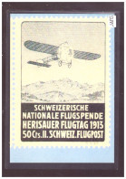 FORMAT 10x15cm - REPRO DU TIMBRE PRECURSEUR POSTE AERIENNE - HERISAUER FLUGTAG 1913 - TB - Herisau