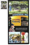 3250u: Österreich 2004, Marke Friedensreich- Plakat "Kunsthaus Wien" Postfrisch+ Folder Hundertwasserhaus - Musea