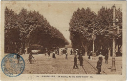 CPA - Marseille - Le Prado , Vu Du Rond Point - Castellane, Prado, Menpenti, Rouet