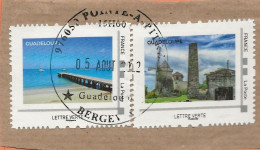 FRANCE  LETTRE VERTE  GUADELOUPE  OBLITERATION  VOIR SCAN POUR ETAT - Used Stamps