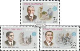 Türkei 2510-2512 (kompl.Ausg.) Postfrisch 1980 Europa - Neufs