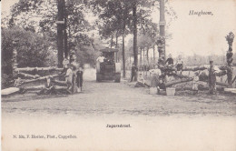 HOOGBOOM 1905 JAGERSDREEF MET STOOM-TRACTOR OF STOOMWALS - MOOIE ANIMATIE - HOELEN KAPELLEN 532 - Kapellen