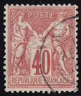 France N°70 - Oblitéré - TB - 1876-1878 Sage (Typ I)