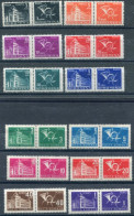 ROMANIA 1957-67 Postage Due Sets MNH / **  Michel Porto101-12 - Strafport