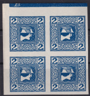 AUSTRIA 1910 - MNH - ANK 157z - Block Of 4 - Neufs