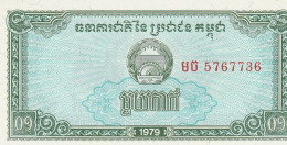 Cambodia - 0,1 Riels - 1979- P 25  UNC - Cambodge