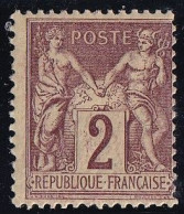 France N°85 - Neuf * Avec Charnière - TB - 1876-1898 Sage (Tipo II)