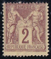 France N°85 - Neuf * Avec Charnière - TB - 1876-1898 Sage (Tipo II)