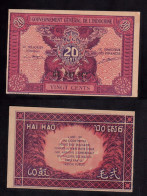 INDOCINA 20 CENTS 1942 PIK 89A QFDS - Indochina
