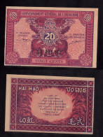 INDOCINA 20 CENTS 1942 PIK 89A QFDS - Indocina