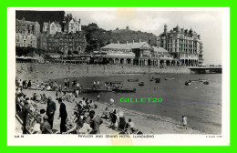 LLANDUDNO, PAYS DE GALLES - PAVILION AND GRAND HOTEL - ANIMATED WITH PEOPLES - TRAVEL IN 1953 - RAPHAEL TUCK - - Caernarvonshire