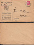 Belgique 1929 - Lettre De Belgique De L'occupation Belge En Allemagne Pour Le Commandant De La Place (EB) DC-12162 - 1929-1941 Grand Montenez
