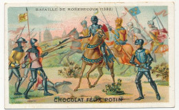 4 Images CHOCOLAT FELIX POTIN - Bataille De Rosebecour, Le Château Féodal, Bataille De Bouvines, Sciarra Colonna... - Autres & Non Classés