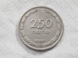 ISRAEL-(km15)-250 Pruta (Without Pearl)-(תש'ט)-(2)-good Coins - Israel