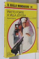 I116893 Classici Giallo Mondadori 1361 - R Hopkins - Piatto Forte A Villa Joyosa - Gialli, Polizieschi E Thriller