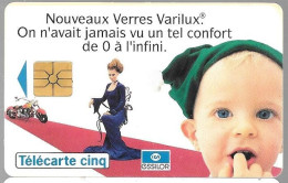 CARTE-PRIVEE-5U-Gn22--03/ 94-GEMA-2e Logo-ESSILOR-Neuve-V° Série 24007-  TBE - 5 Eenheden