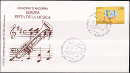 Europa CEPT 1998 Andorre Français - Andorra FDC2 Y&T N°504 - Michel N°525 - 3f EUROPA - 1998