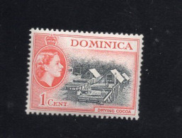 Dominica QE II 1c Drying Cocoa CoCo. MNH - Dominicaine (République)