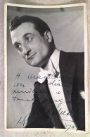 Autografo Su Foto Attore Walter Marcheselli San Remo 1940 Periodo Fascista - Actors & Comedians