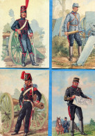 4 SUPERBES  Cartes Neuves "DRAGUIGNAN"musée Du Canon  Et Artilleries-1789+1885+1840+1915 - Colecciones Y Lotes