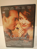 Película DVD. Chocolat. Juliette Binoche, Judi Dench, Alfred Molina, Lena Olin Y Johnny Depp. 2012 - Romantic