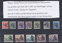 ÄGYPTEN - EGYPT - EGYPTIAN - MONARCHIE - KÖNIG FARUK PORTRÄT 1953  USED - Used Stamps