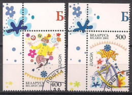 Weißrussland / Belarus  (2002)  Mi.Nr.  447 + 448  Gest. / Used  (11he03)  EUROPA - 2002