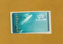 Expo 98, Lisbon. Oceans. Fish. Expo-98 Printed Fee Free Printing Label. Lissabon. Ozeane. Fisch. Expo-98 Gedrucktes, Geb - Sonstige & Ohne Zuordnung