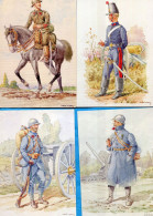 4 SUPERBES  Cartes Neuves "DRAGUIGNAN"musée Du Canon  Et Artilleries-1865+1908+1918+1939 - Colecciones Y Lotes