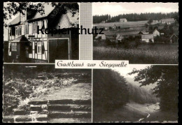 ÄLTERE POSTKARTE GROSSENBACH GASTHAUS ZUR SIEGQUELLE BAD LAASPHE SIEG EWALD SCHNEIDER AK Cpa Postcard Ansichtskarte - Bad Laasphe